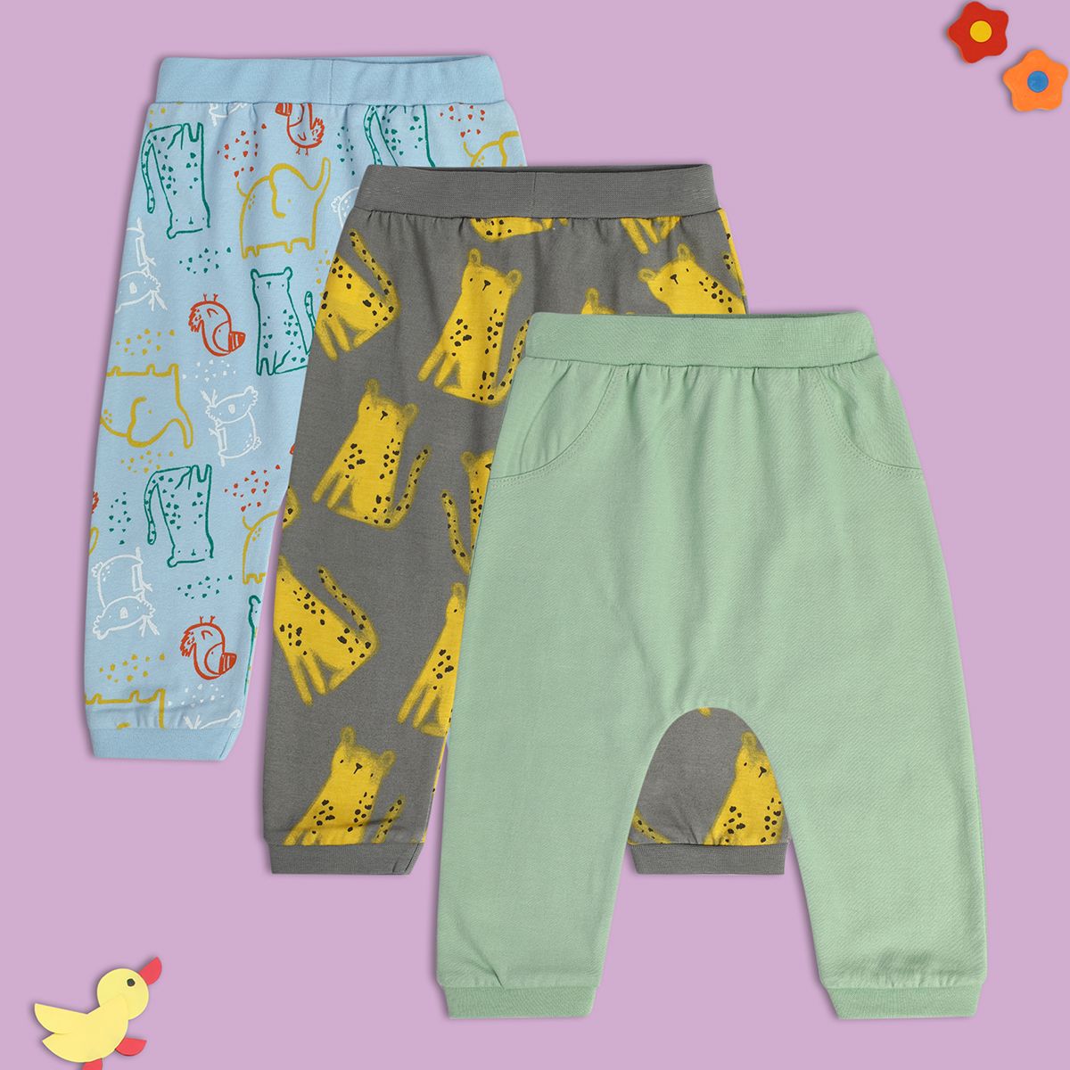 Boys Multi Knit Bottom