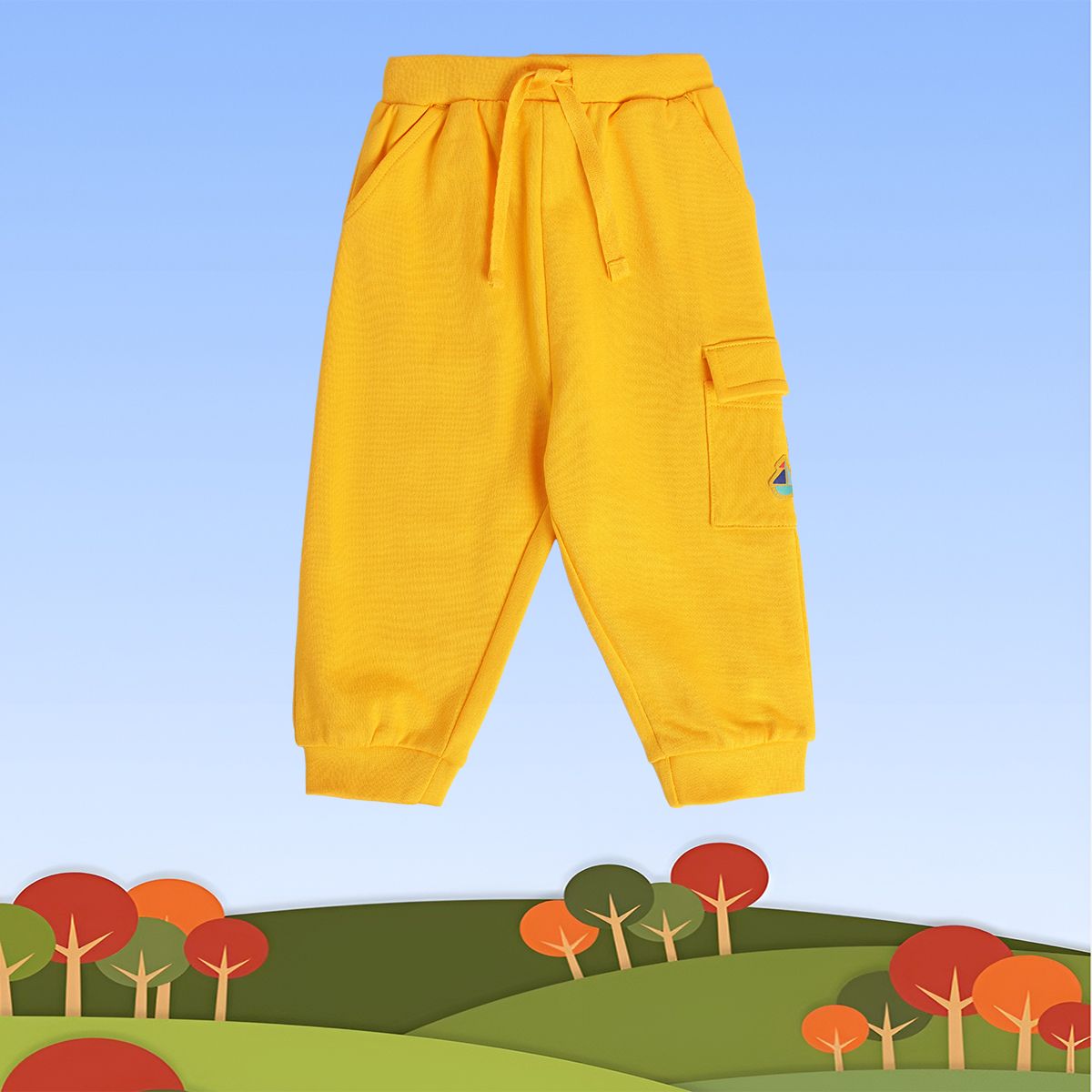 Boys Yellow Knit Bottom