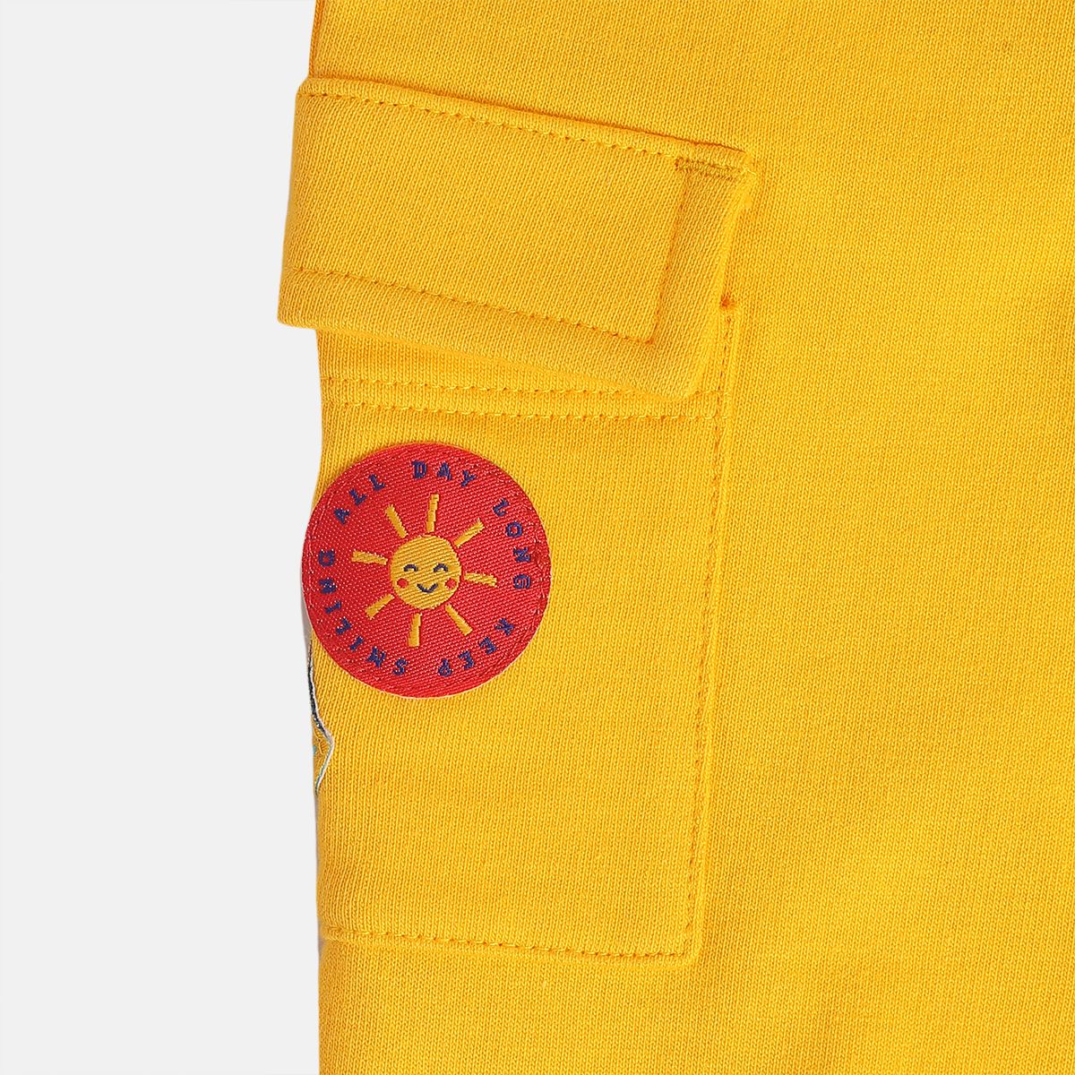 Boys Yellow Knit Bottom