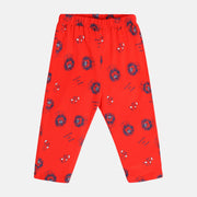 Boys Red Pack Of 1 Knit Bottom