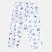 Boys White Pack Of 1 Knit Bottom