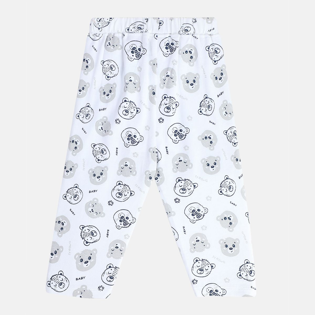 Boys White Pack Of 1 Knit Bottom
