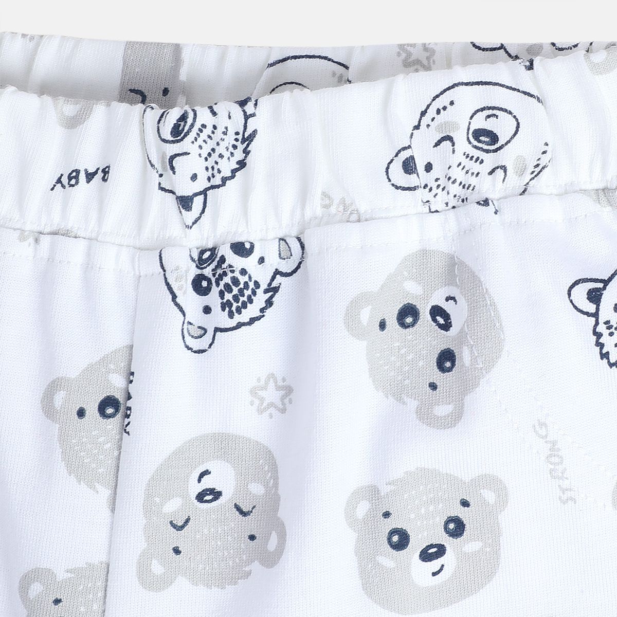 Boys White Pack Of 1 Knit Bottom