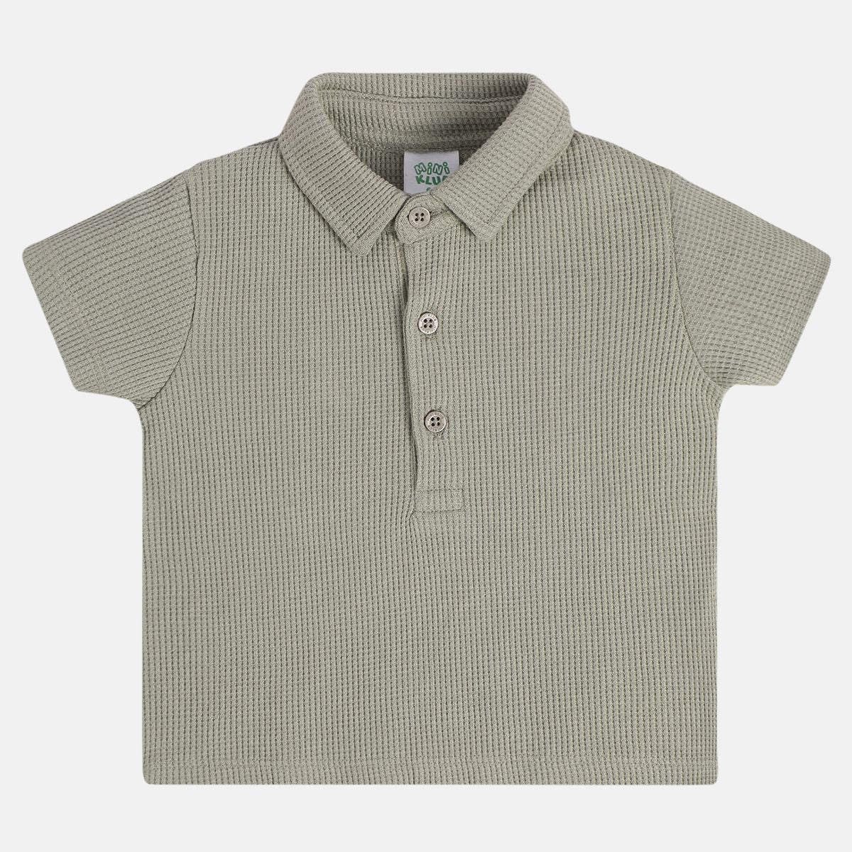 Baby Boys Textured Polo T,Shirt, Light Beige