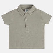 Baby Boys Textured Polo T,Shirt, Light Beige