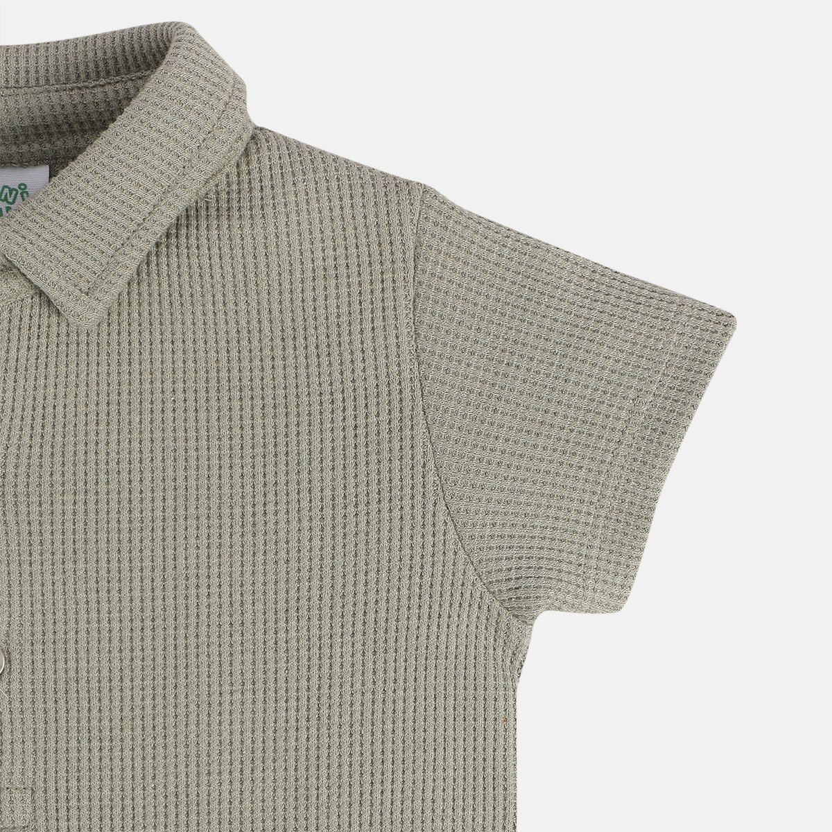 Baby Boys Textured Polo T,Shirt, Light Beige
