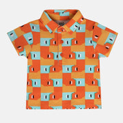 Boys Orange Pack Of 1 Polo