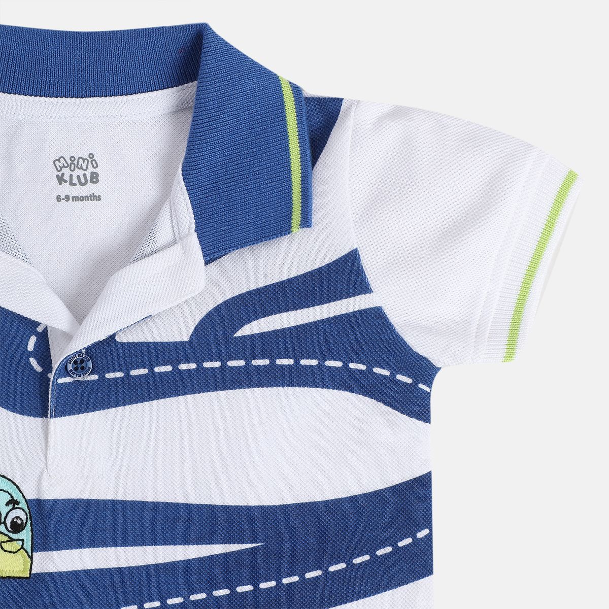 Boys White Collar Short Sleeve Polo