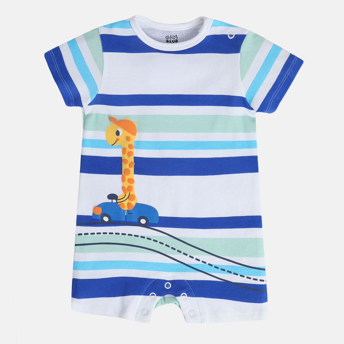 Boys Blue/Green Romper