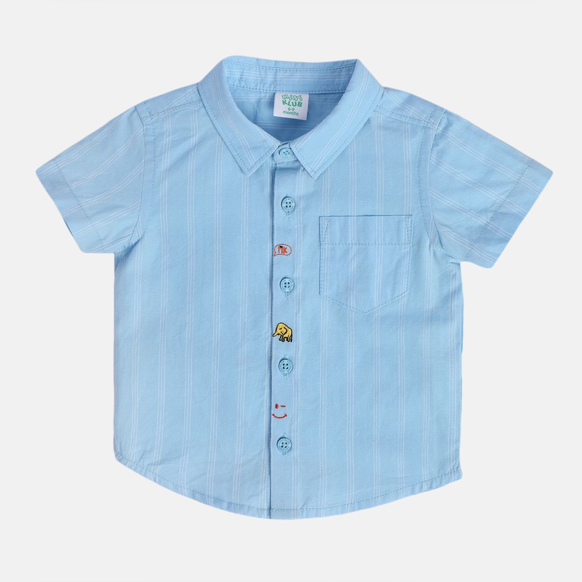 Boys Blue Pack Of 1 Shirt