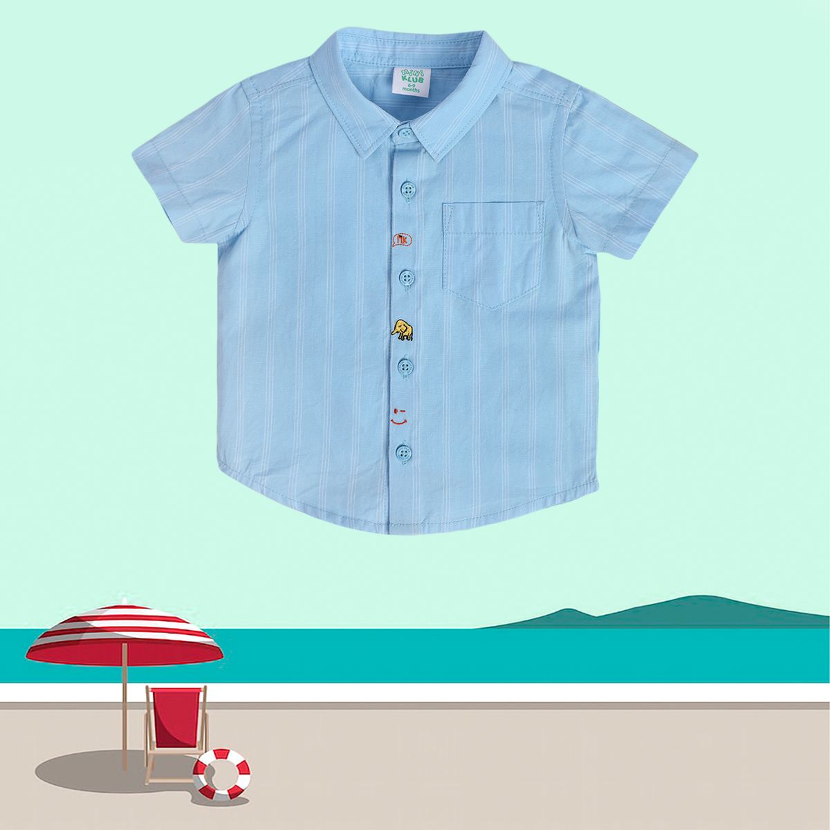 Boys Blue Pack Of 1 Shirt