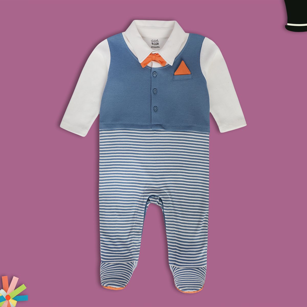 Boys Multi Collar Sleep Suit