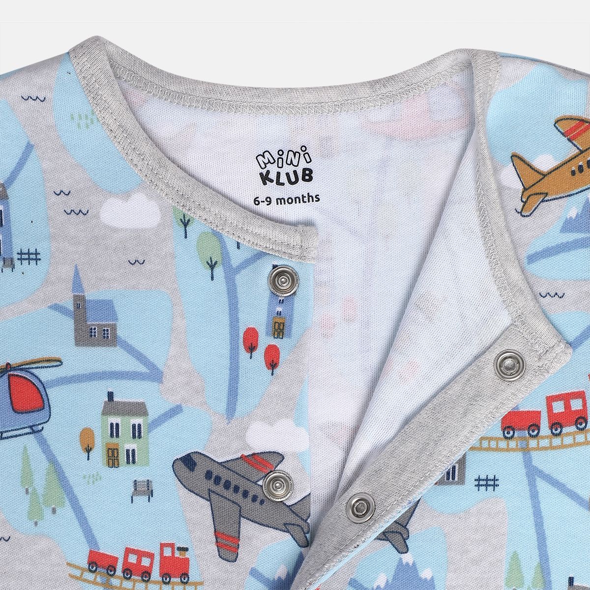 Boys Multi Front Open Sleep Suit