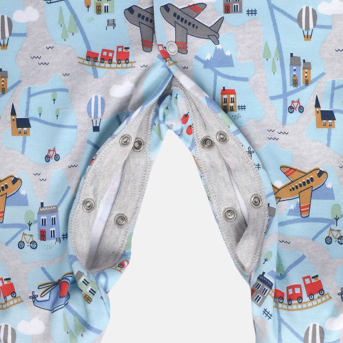 Boys Multi Front Open Sleep Suit