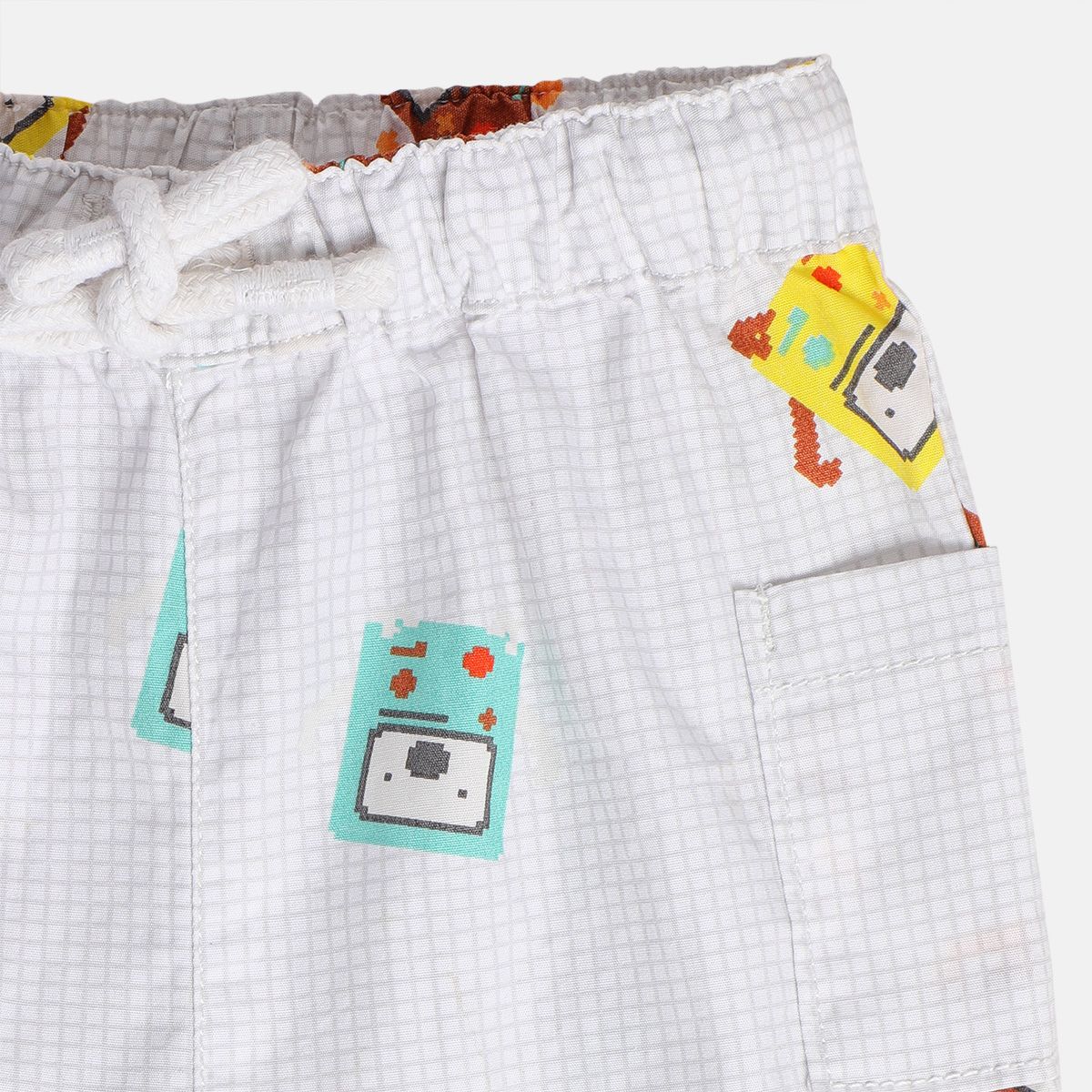 Boys Grey Pack Of 1 Shorts