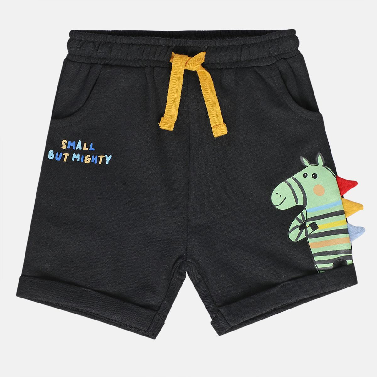 Boys Black Pack Of 1 Shorts