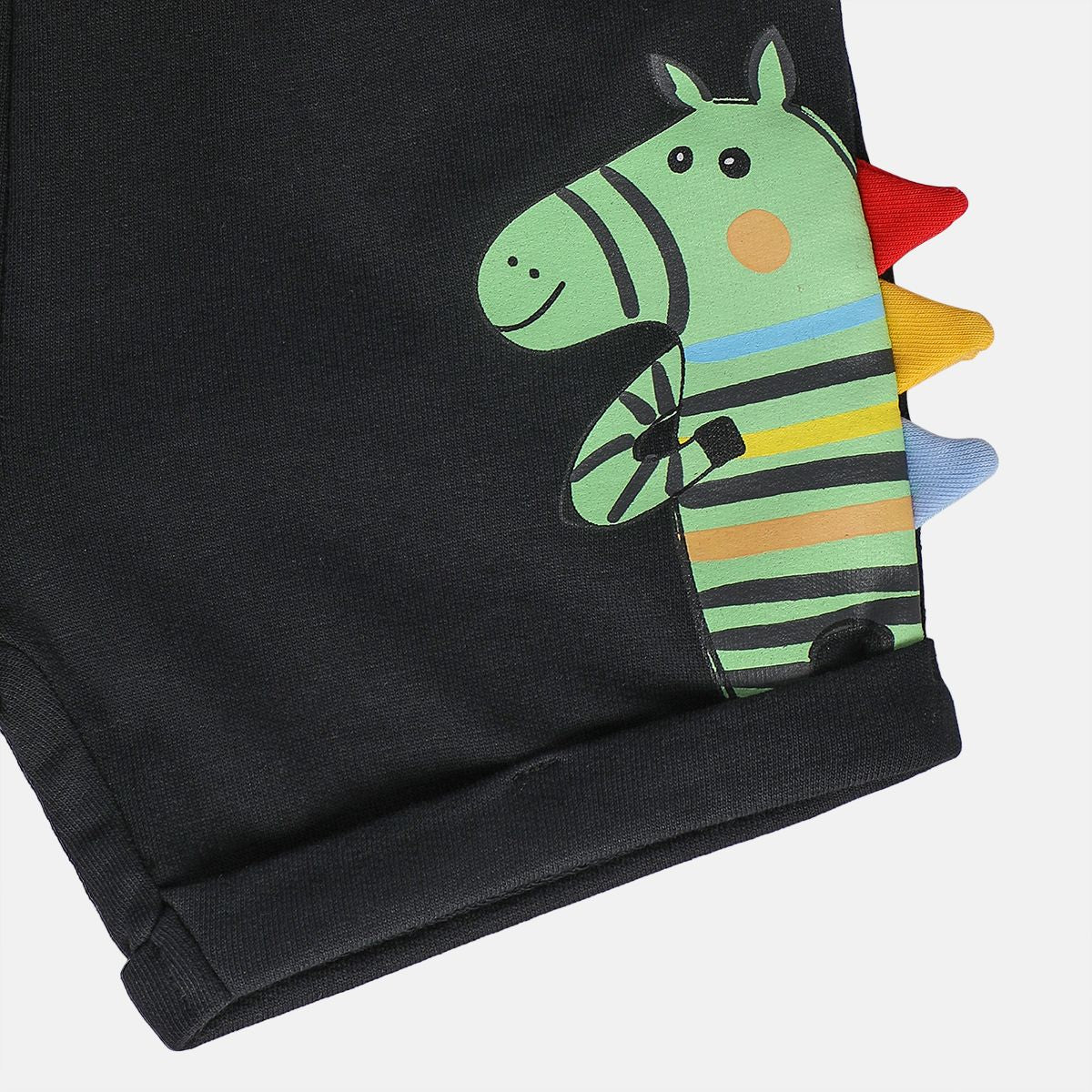 Boys Black Pack Of 1 Shorts