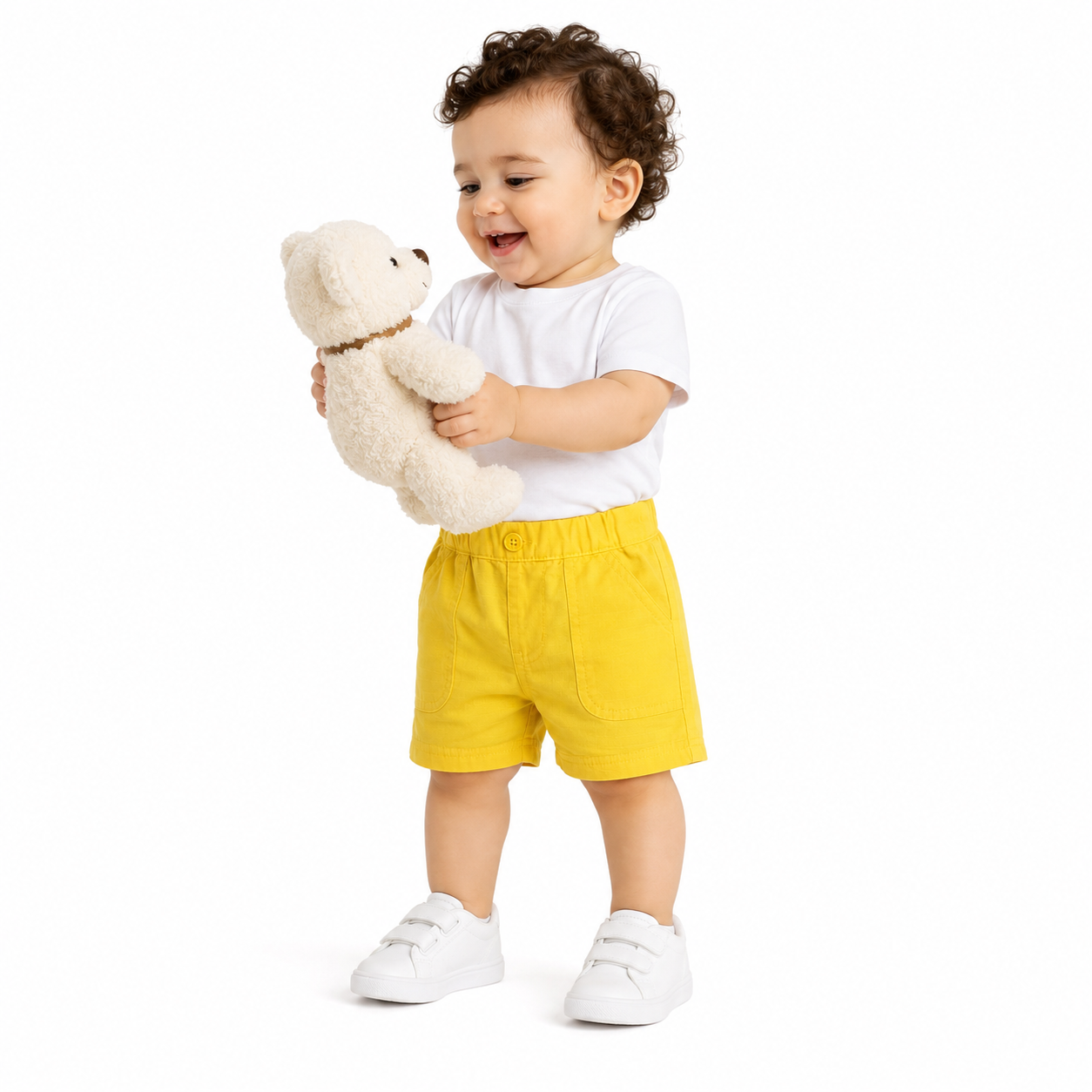 Boys Mustard Pack Of 1 Shorts