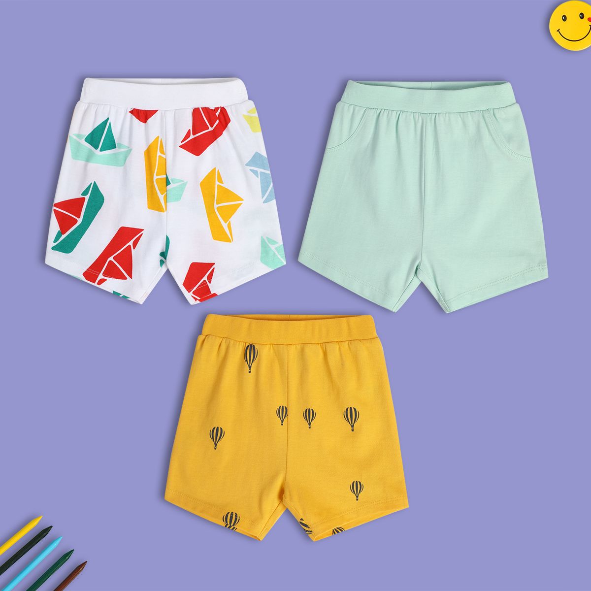 Boys Multi   Shorts