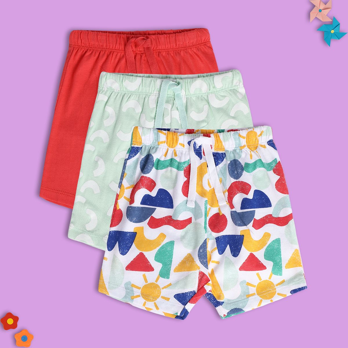 Boys Multi   Shorts