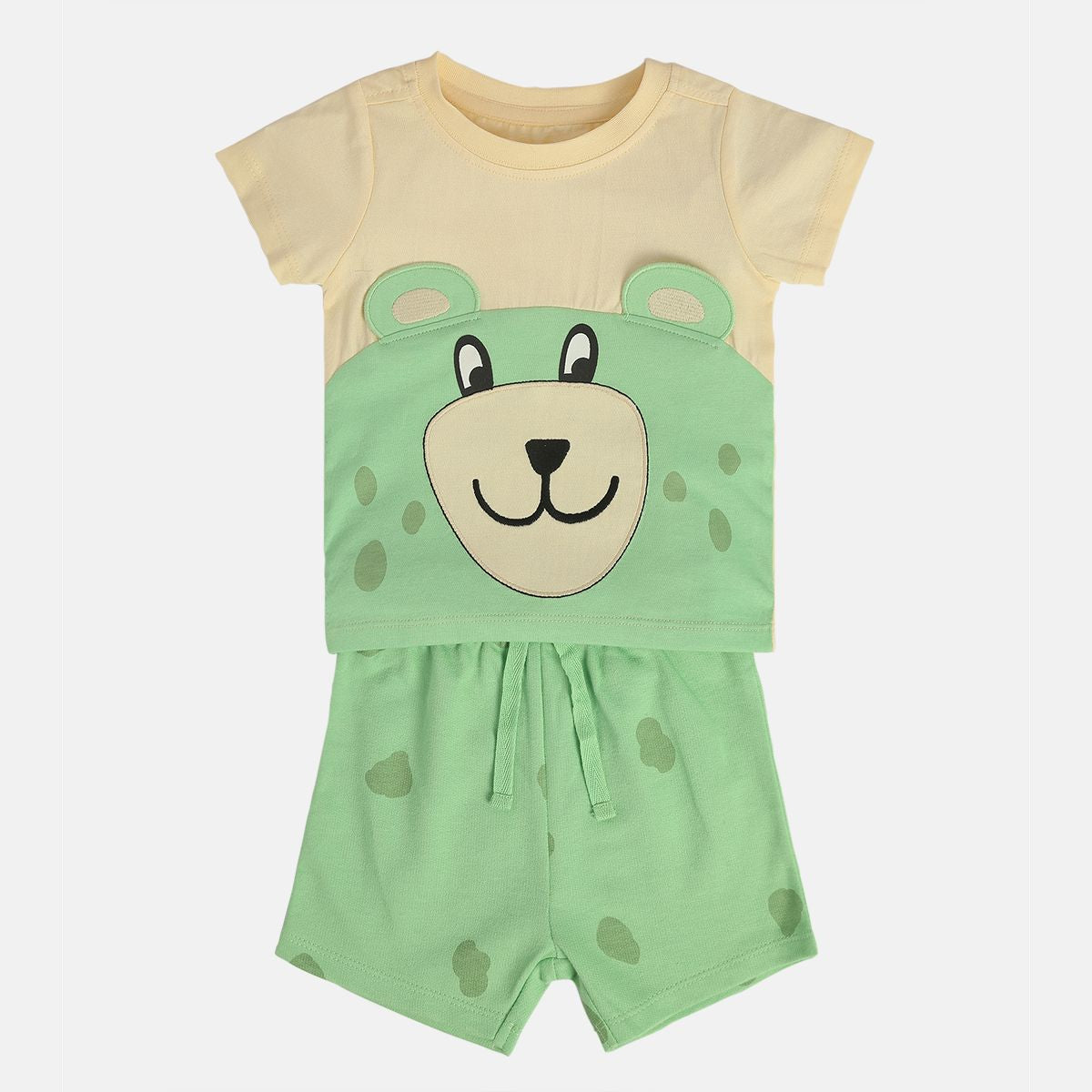 Boys Green Pack Of 2 Top And Bottom