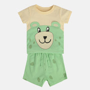 Boys Green Pack Of 2 Top And Bottom