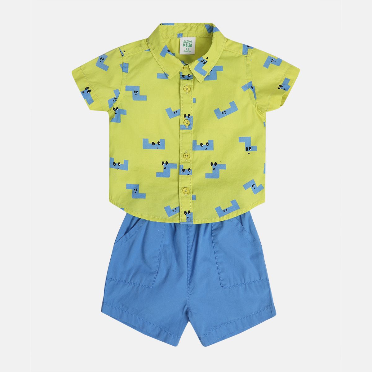 Boys Multi Collar Top And Bottom