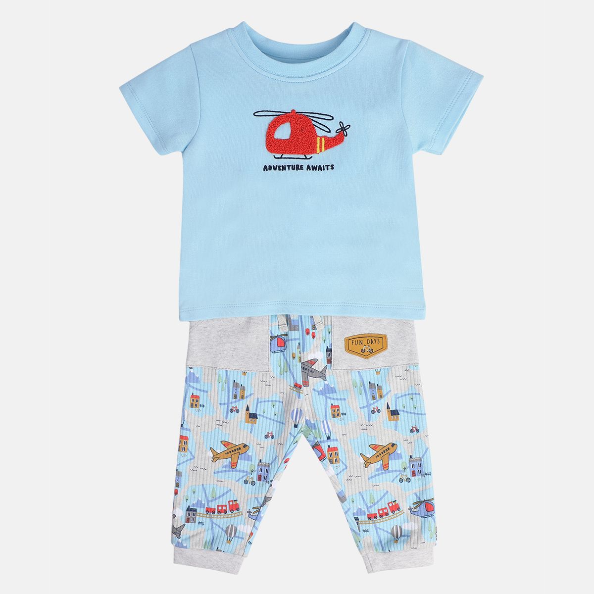 Boys Blue Top And Bottom