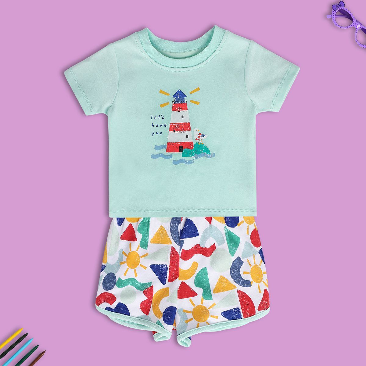 Boys Multi Top And Bottom