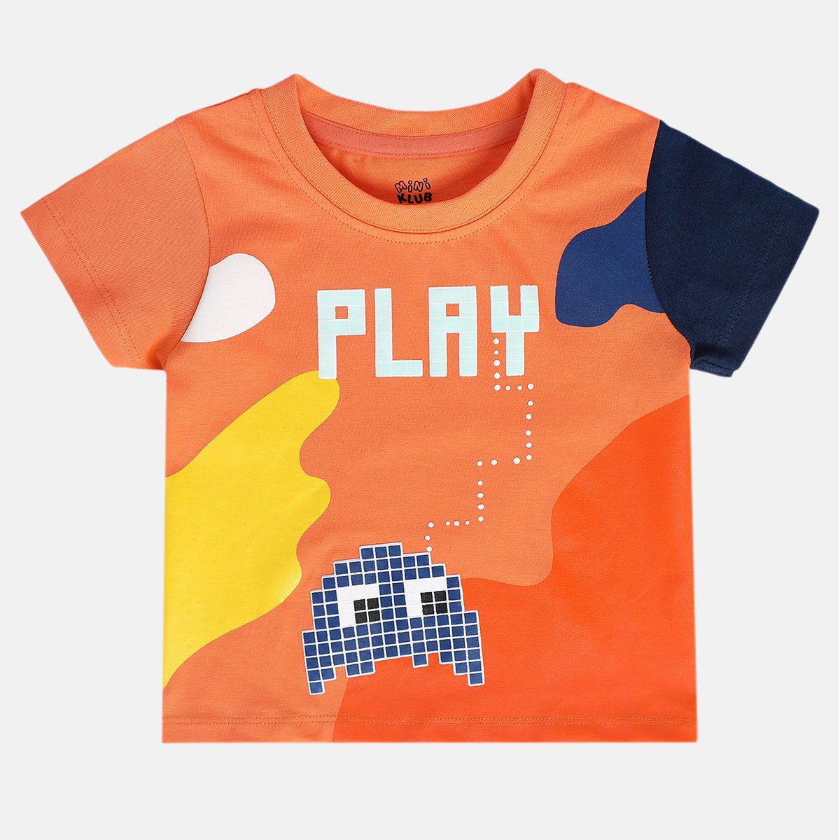 Boys Orange Short Sleeve T-Shirt