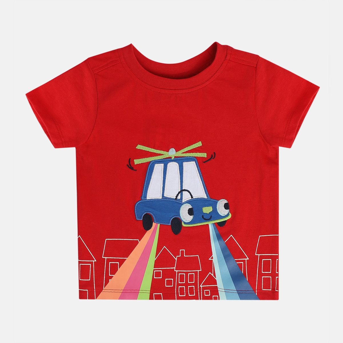 Boys Red Short Sleeve T-Shirt