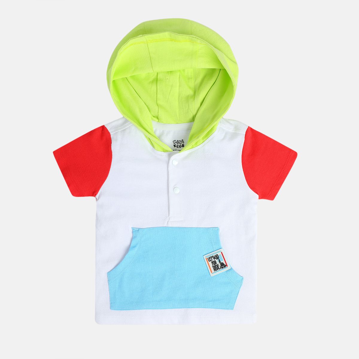 Boys White Short Sleeve T-Shirt