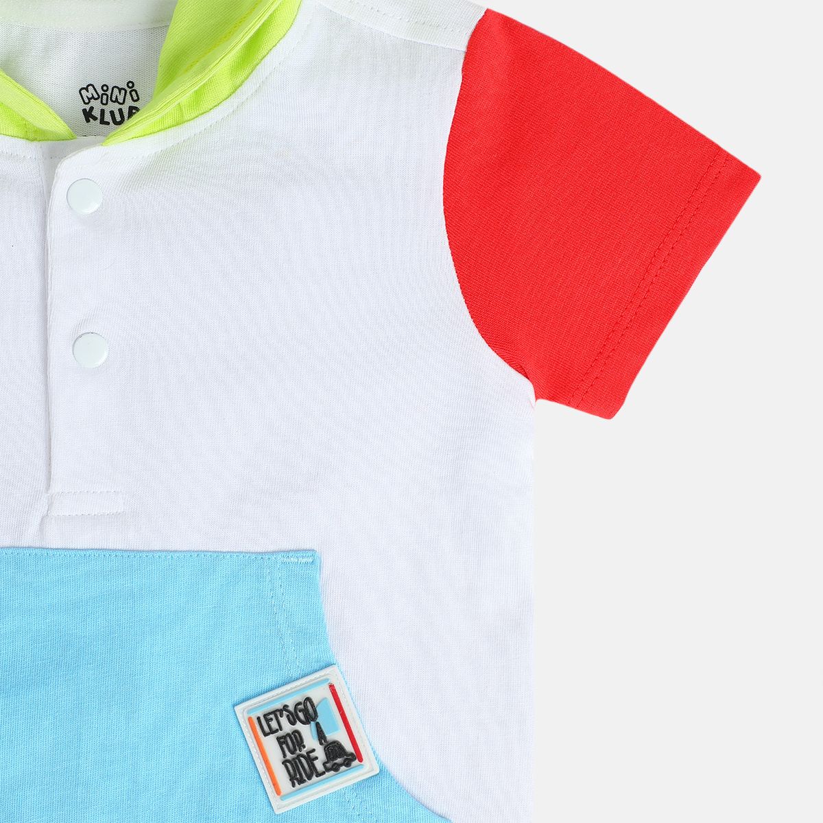 Boys White Short Sleeve T-Shirt