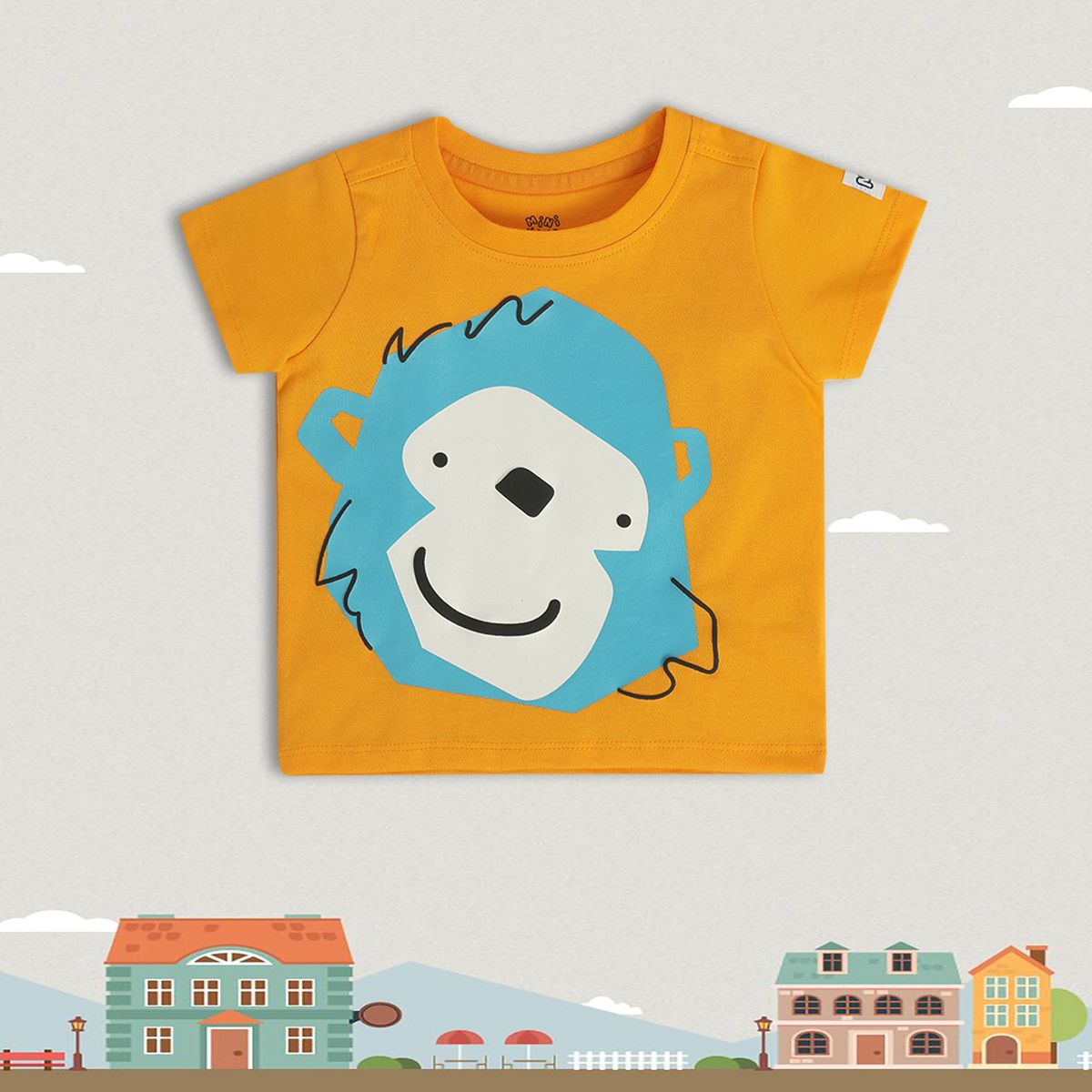 Boys Mustard Short Sleeve T-Shirt