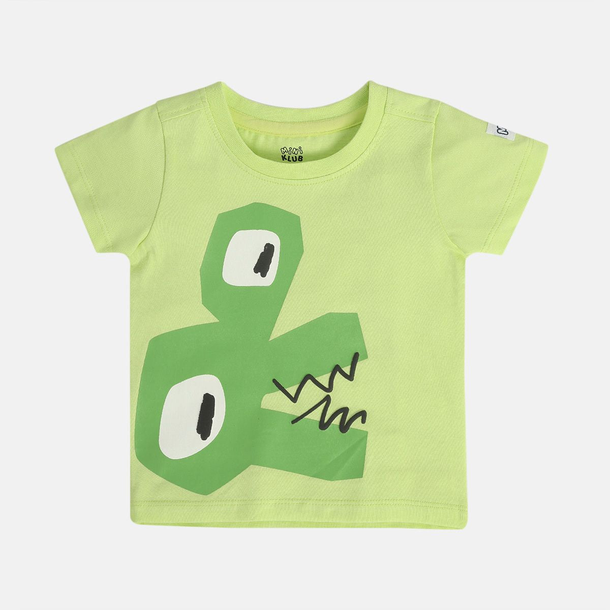 Boys Green Pack Of 1 T-Shirt