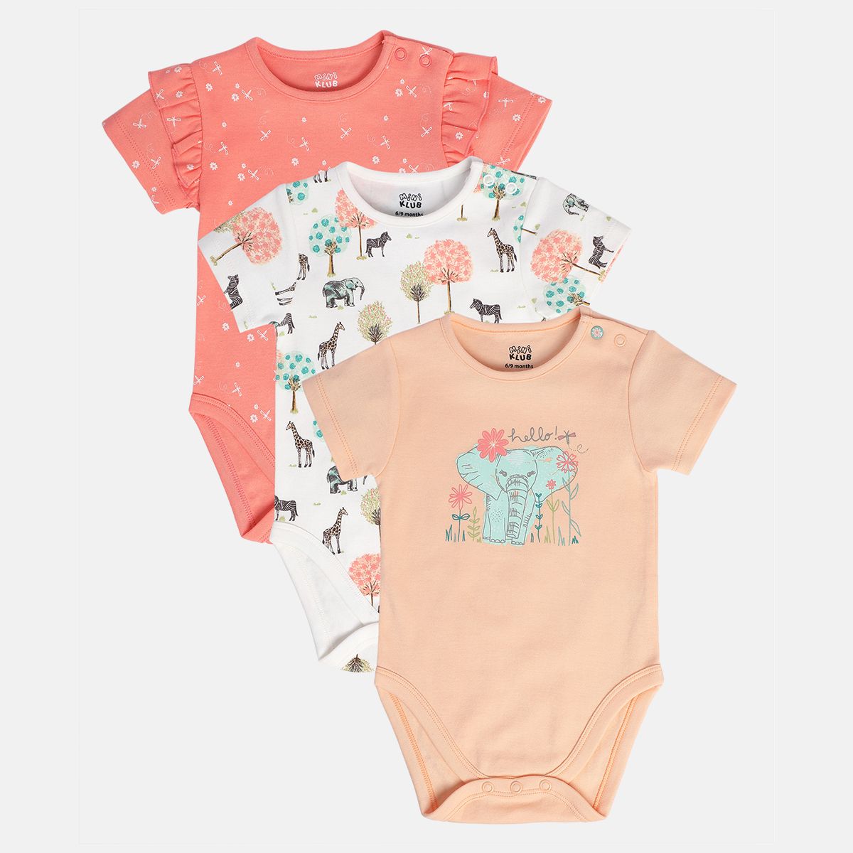 Girls Multi Body Suit