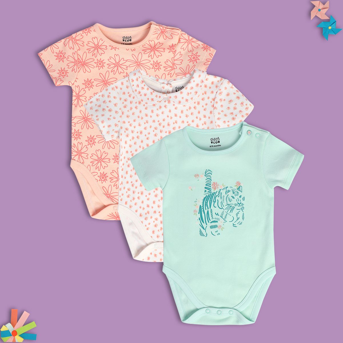 Girls Multi Body Suit