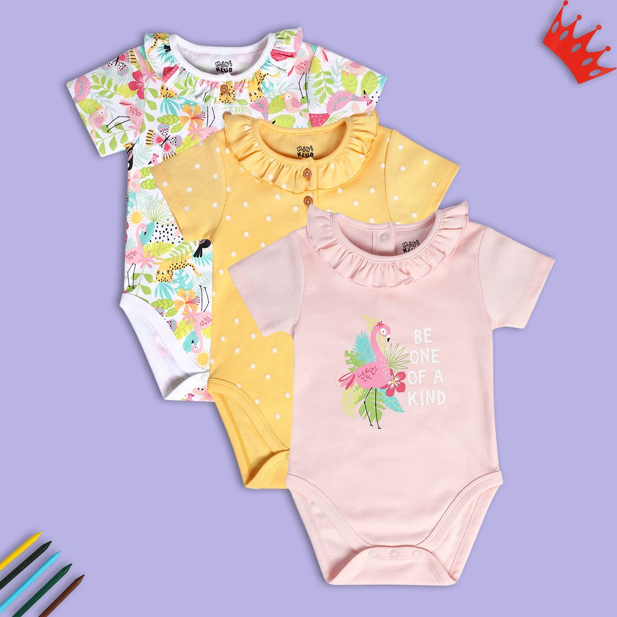 Girls Multi Body Suit