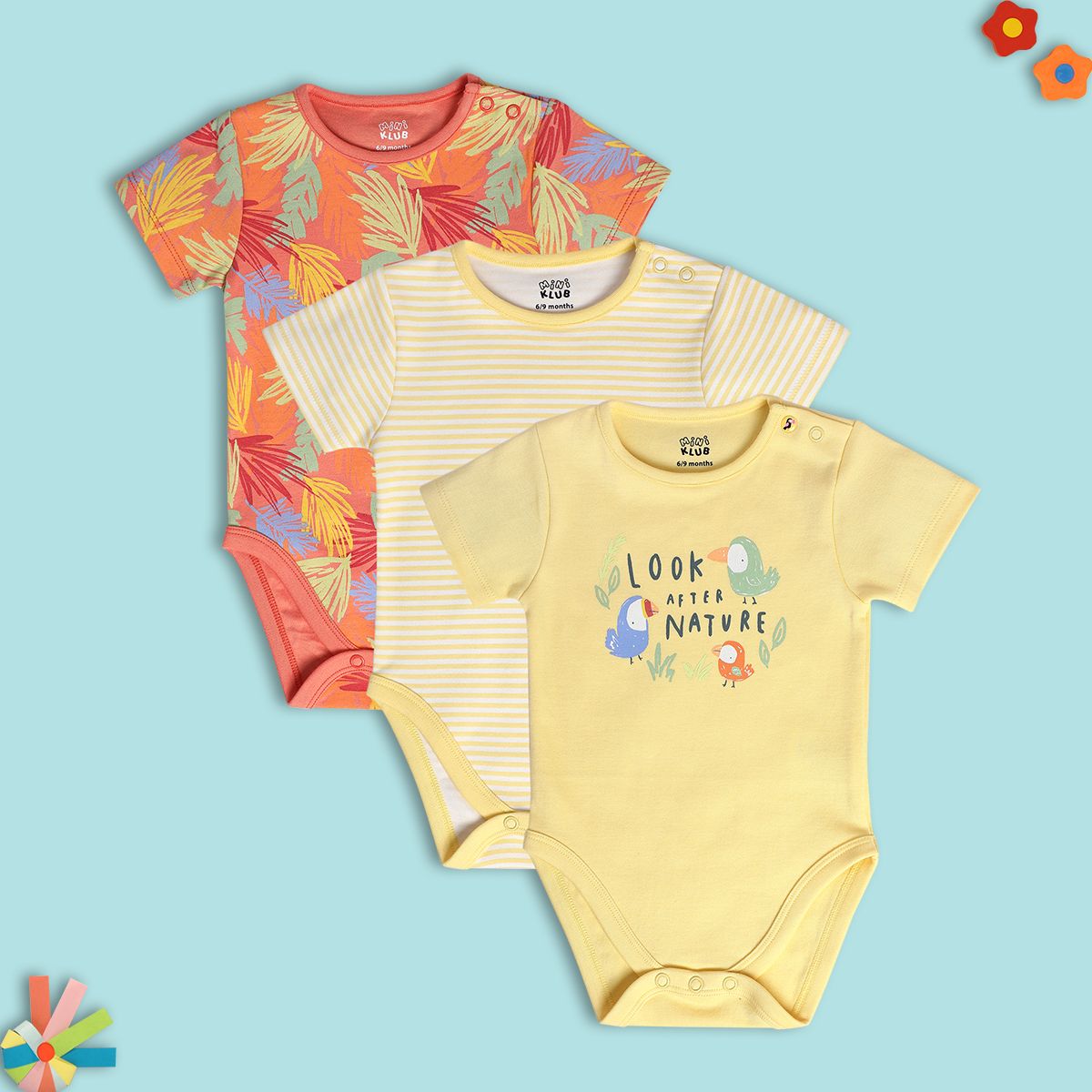 Girls Multi Body Suit