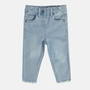 Girls Blue Pack Of 1 Denim Pant