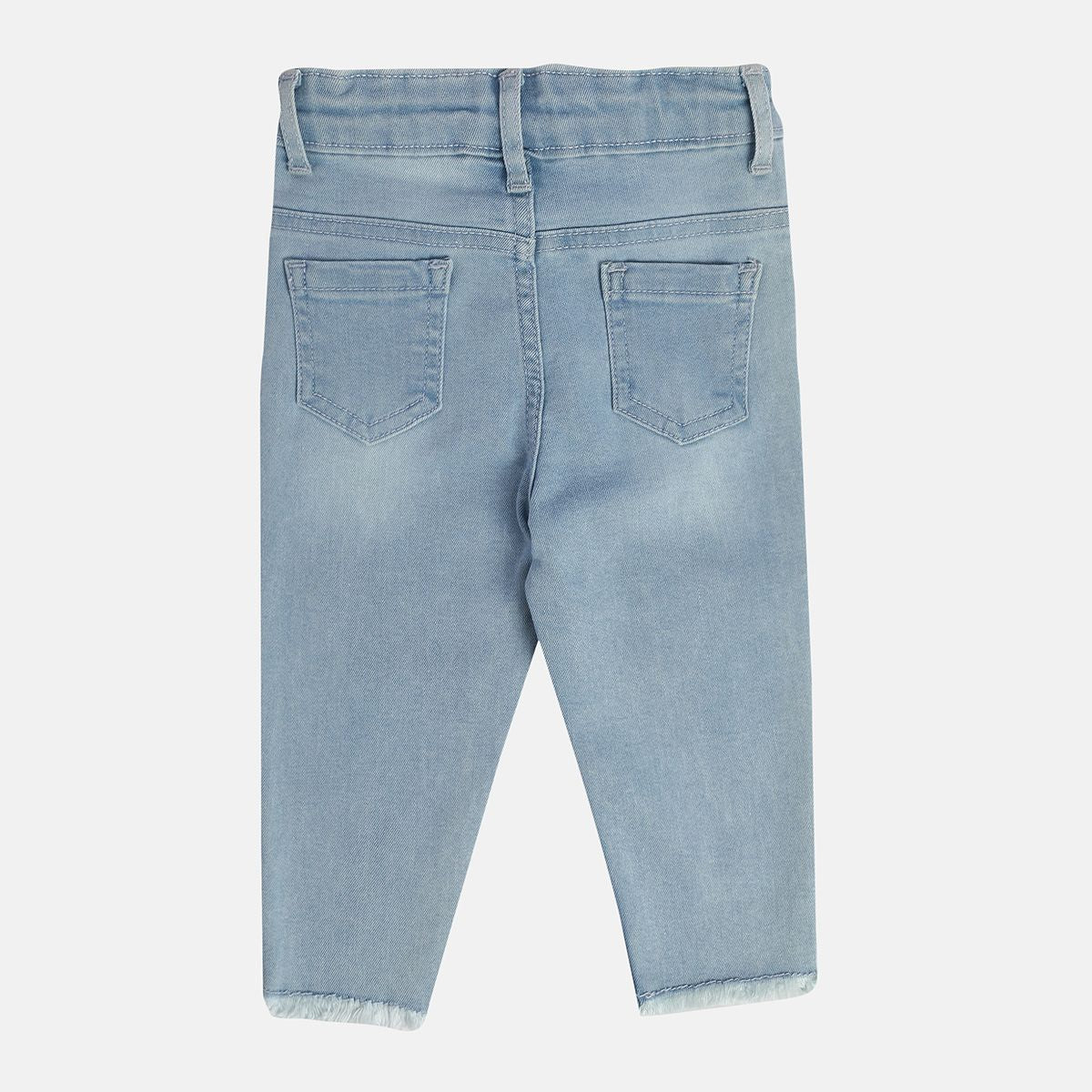 Girls Blue Pack Of 1 Denim Pant