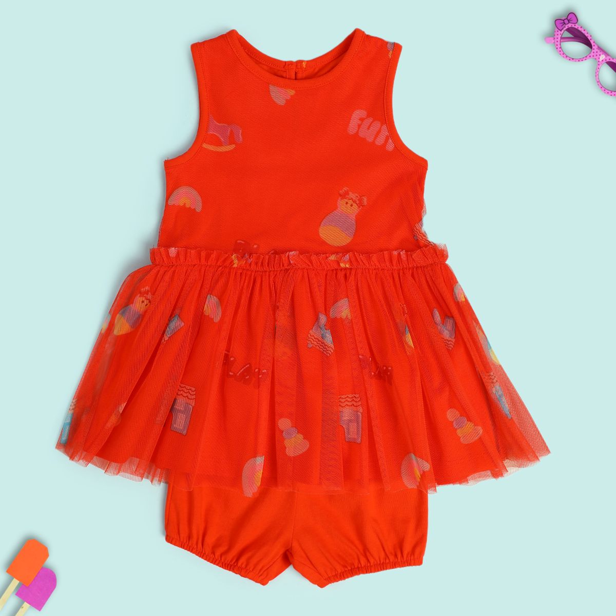 Girls Red Dress