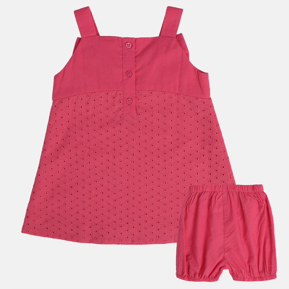 Girls Pink Pack Of 2 Dress