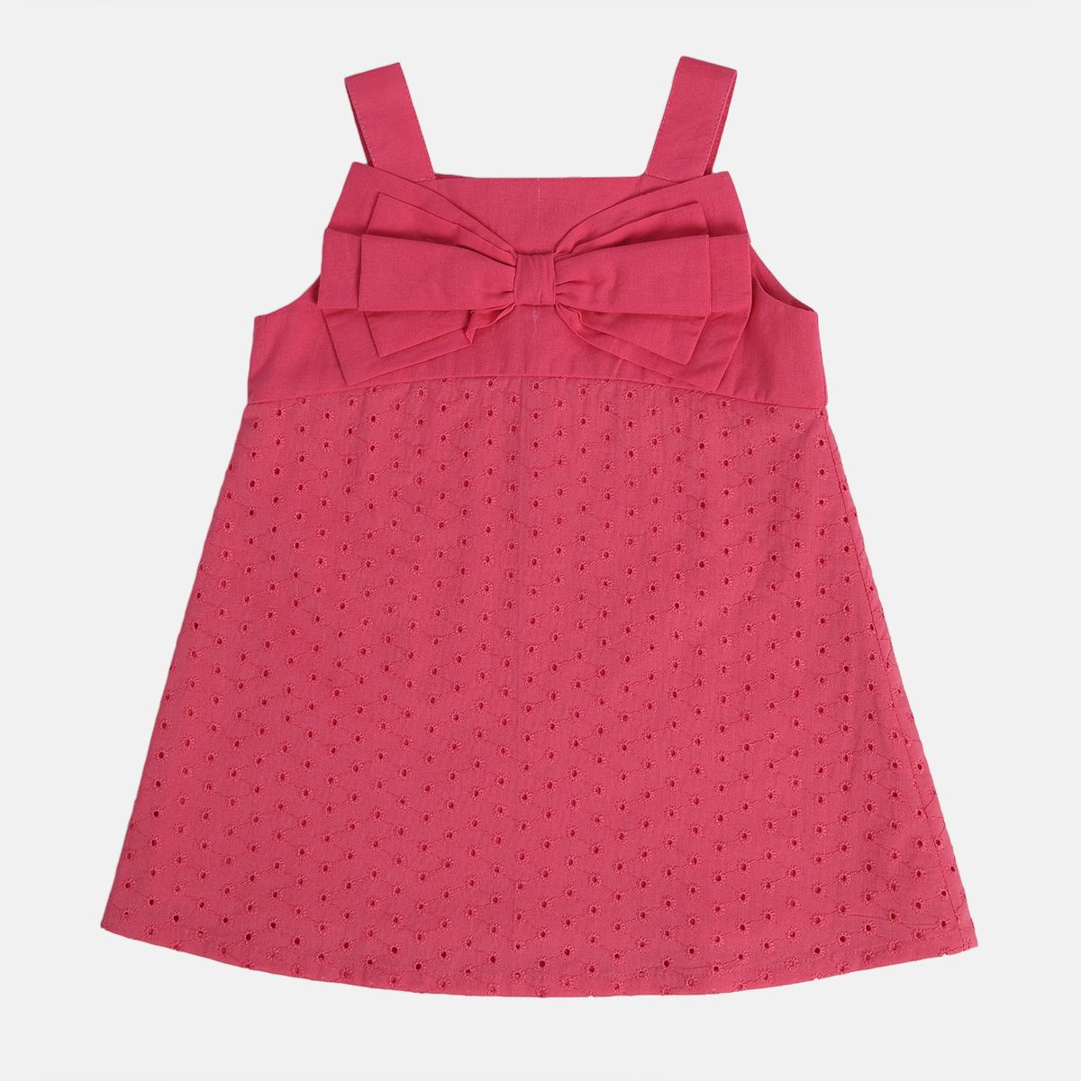 Girls Pink Strap Dress
