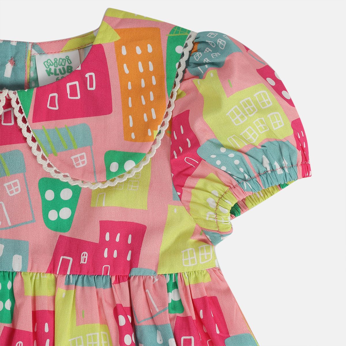 Girls Multi Sleeve Less Dress