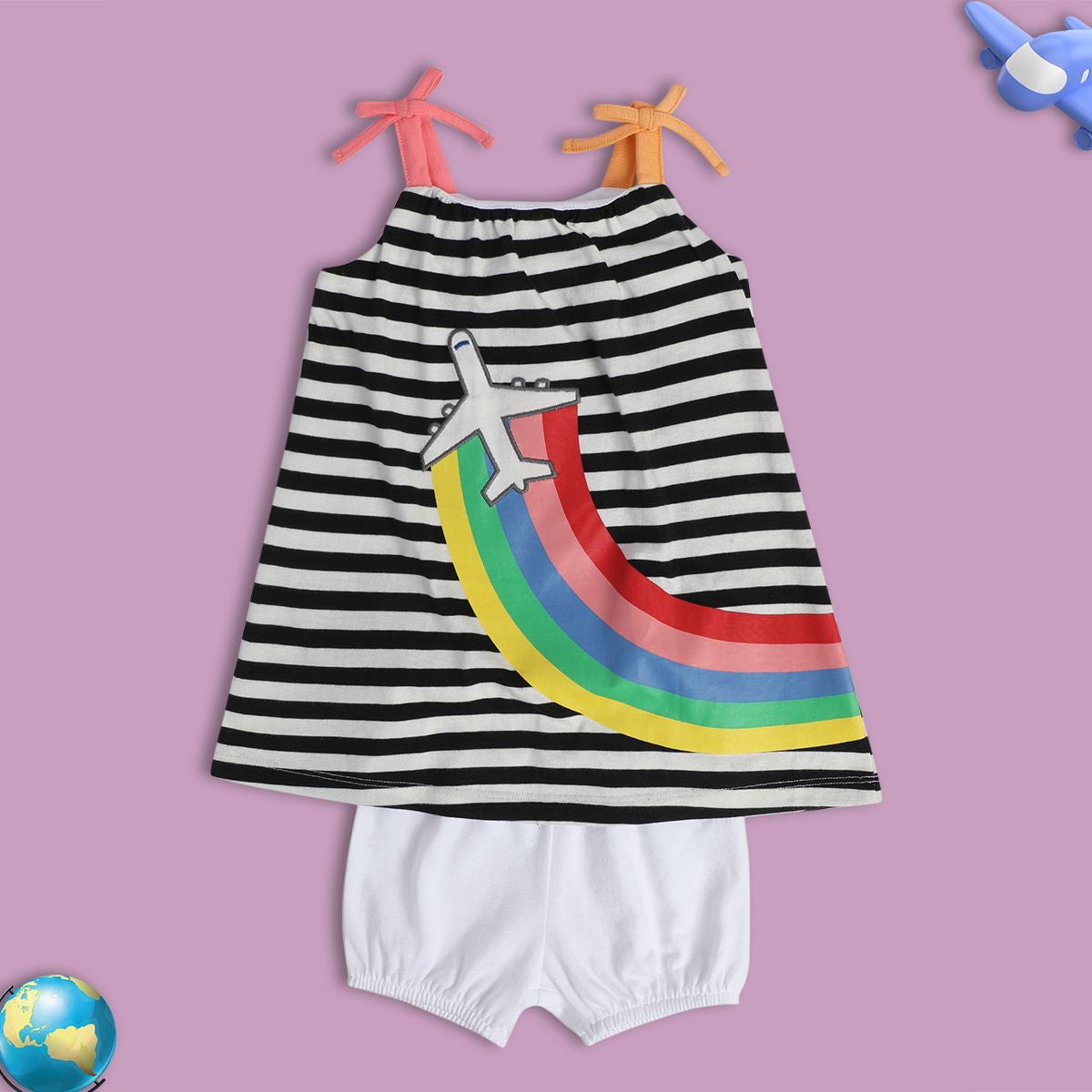 Girls Multicolor Pack Of 2 Dress