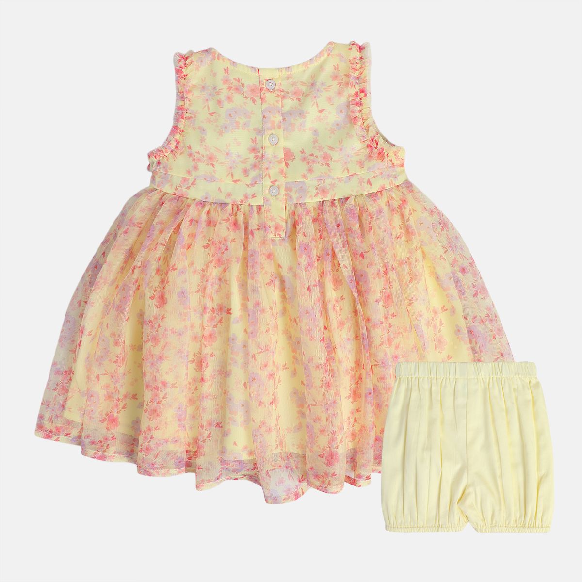 Girls Yellow Pack Of 2 Dress