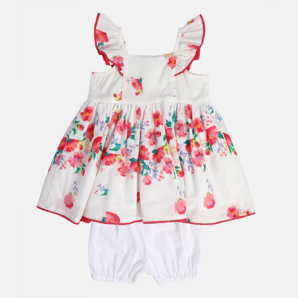 Girls White Pack Of 2 Dress