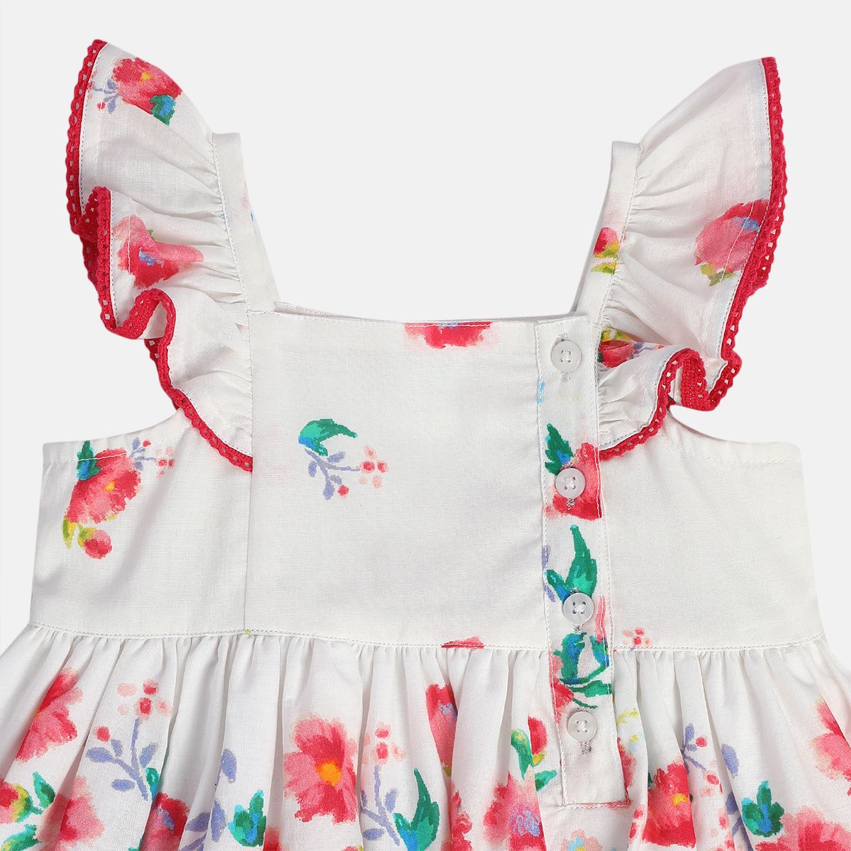 Girls White Pack Of 2 Dress