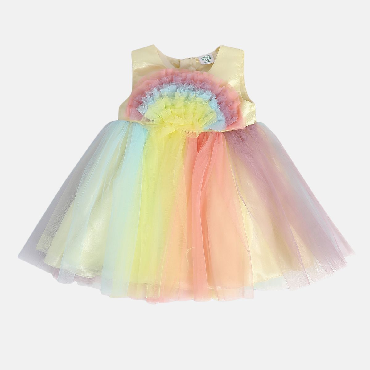 Girls Multicolor Pack Of 1 Dress